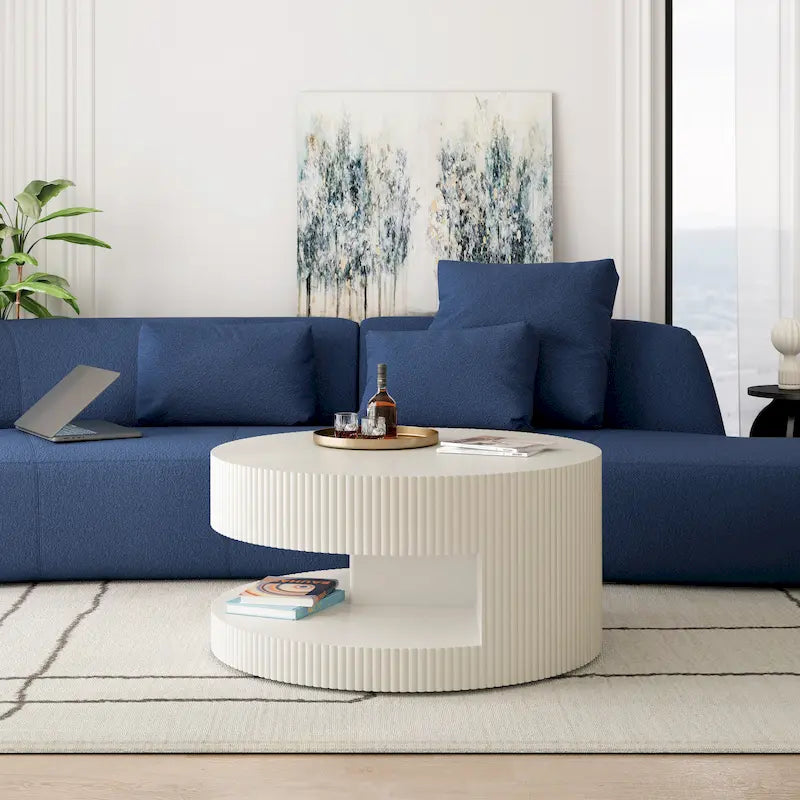 Table basse ronde de 31,5 po