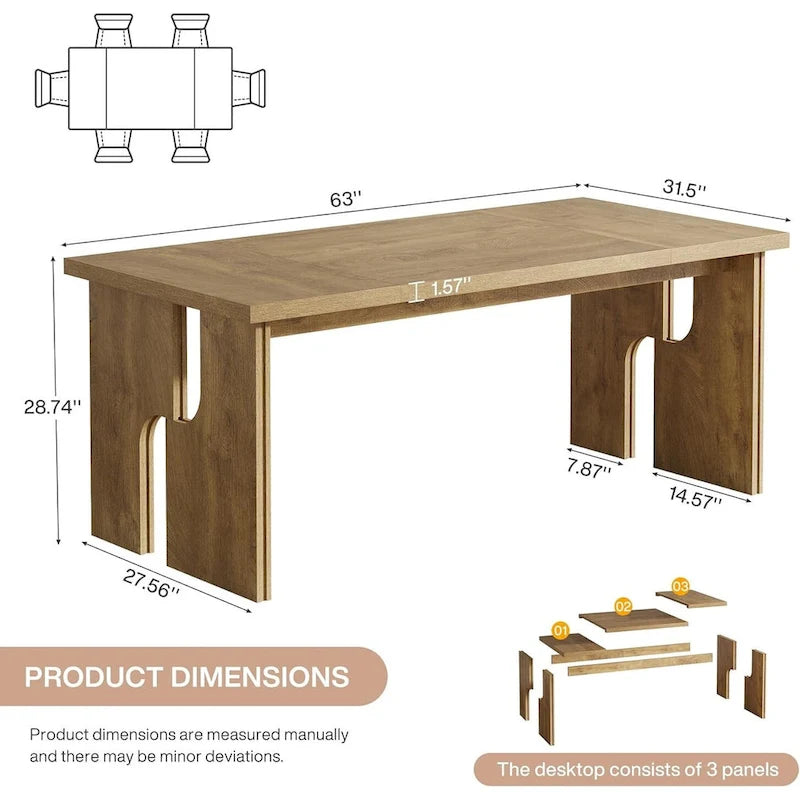 Table de conférence de 5 pieds Table de réunion Mobilier de salle de réunion et de séminaire