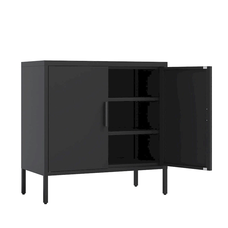 Armoire de rangement métallique verrouillable pour garage, maison, bureau, école