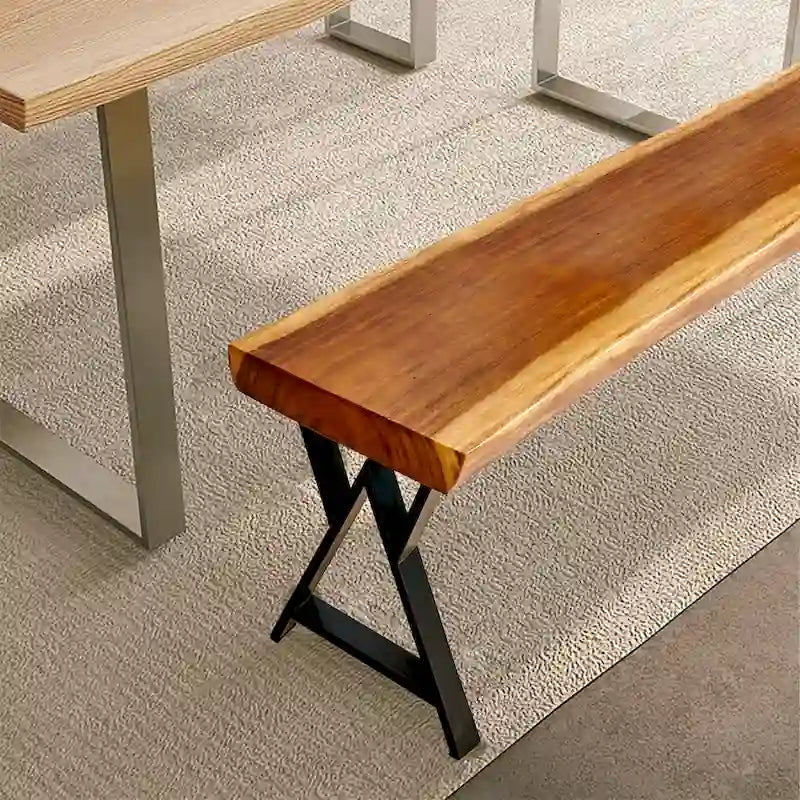 Pied de table robuste type W rectangulaire