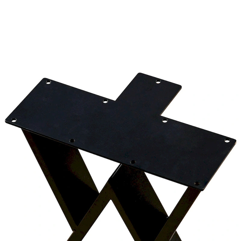 Pied de table robuste type W rectangulaire