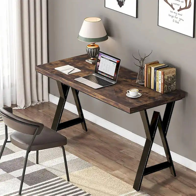 Pied de table robuste type W rectangulaire