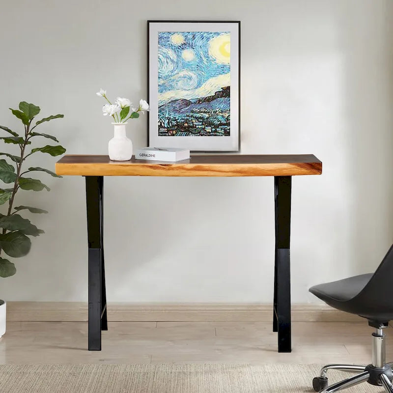 Pied de table robuste type W rectangulaire