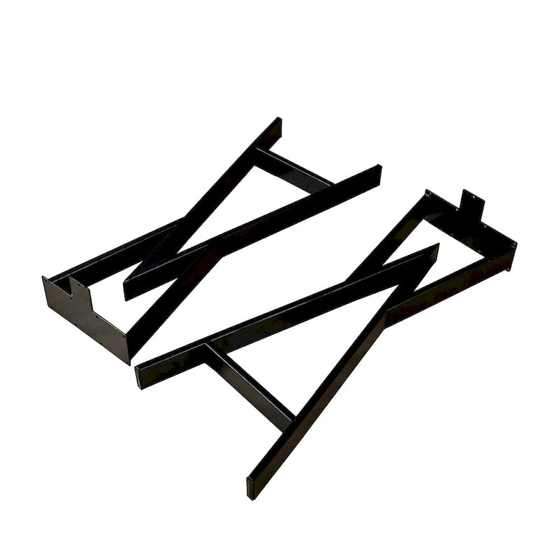 Pied de table robuste type W rectangulaire