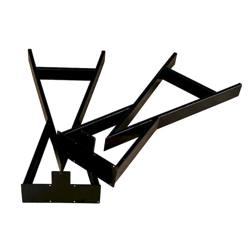 Pied de table robuste type W rectangulaire