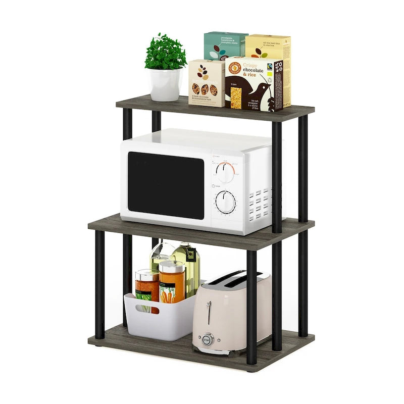 Étagère de rangement de cuisine à 3 niveaux sans outils