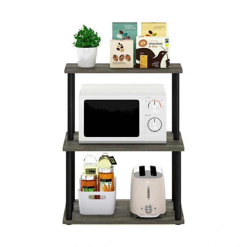 Étagère de rangement de cuisine à 3 niveaux sans outils