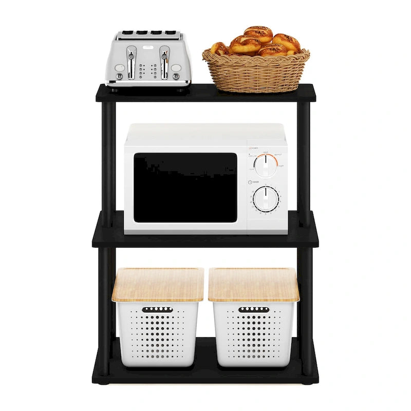 Étagère de rangement de cuisine à 3 niveaux sans outils