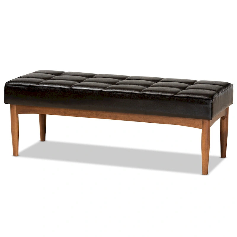 Banc de salle à manger moderne du milieu du siècle
