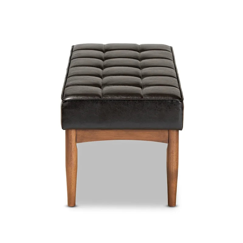 Banc de salle à manger moderne du milieu du siècle