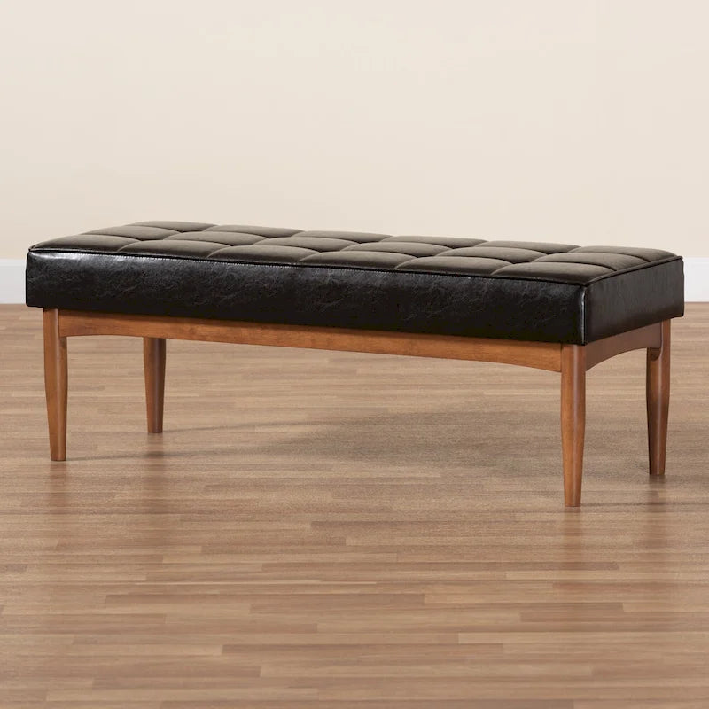 Banc de salle à manger moderne du milieu du siècle