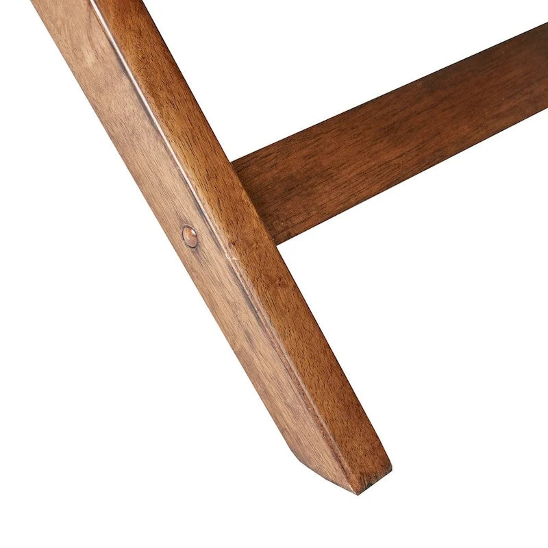 Fauteuil Moutarde et Noyer Pécan