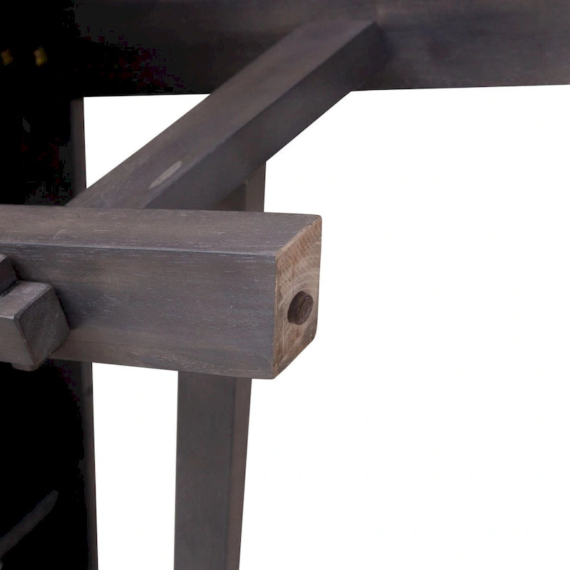 Banc rembourré expresso foncé