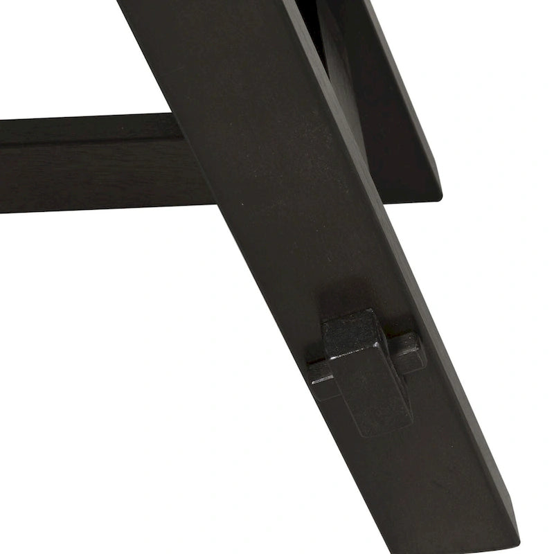 Banc rembourré expresso foncé
