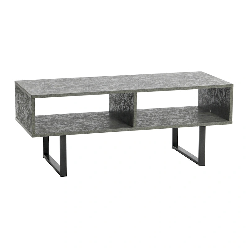 Meuble TV rectangulaire Table basse avec rangement