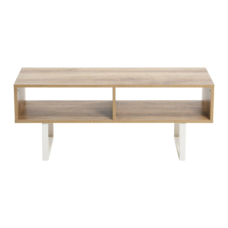 Meuble TV rectangulaire Table basse avec rangement