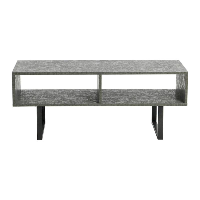 Meuble TV rectangulaire Table basse avec rangement