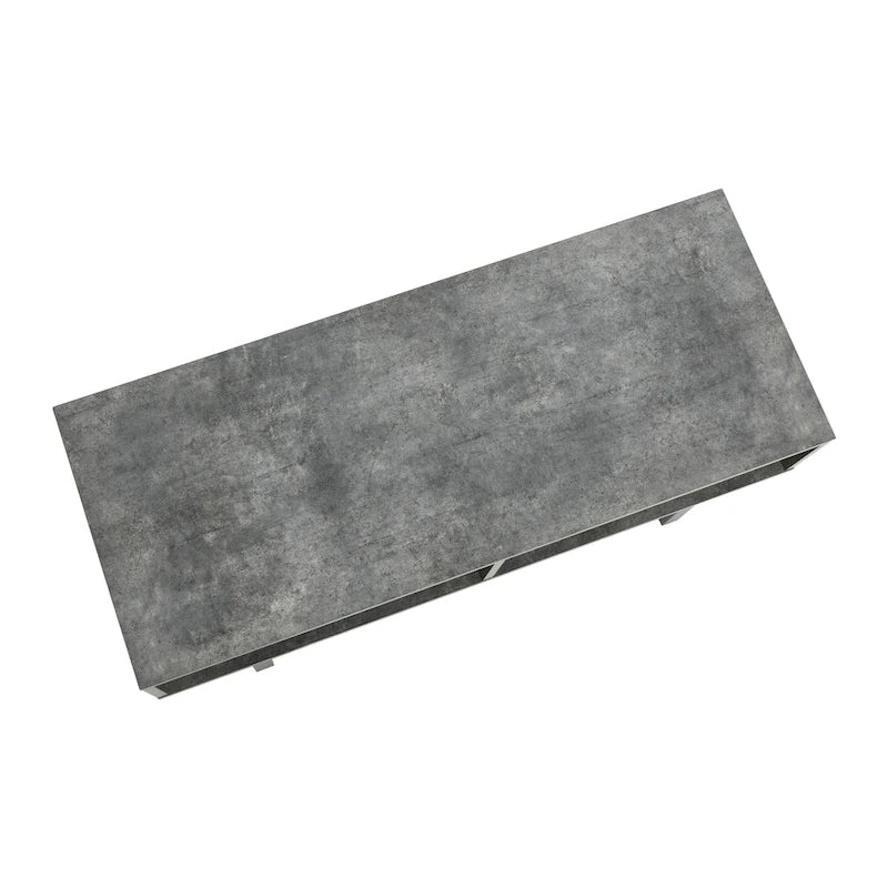 Meuble TV rectangulaire Table basse avec rangement