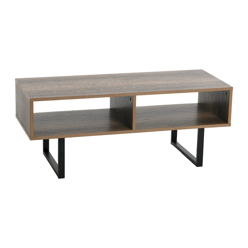 Meuble TV rectangulaire Table basse avec rangement