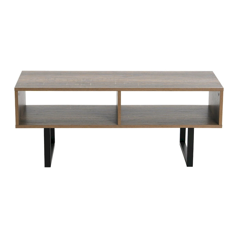 Meuble TV rectangulaire Table basse avec rangement