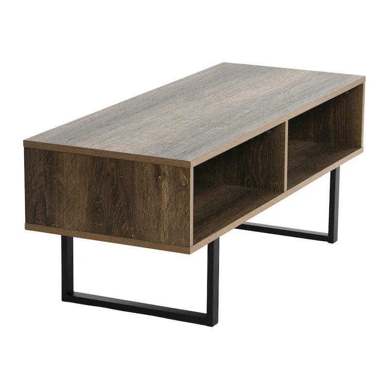 Meuble TV rectangulaire Table basse avec rangement