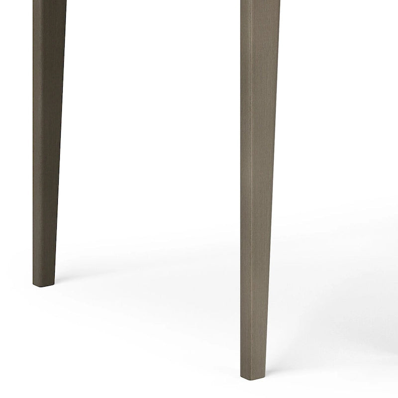 Bureau d'écriture de bureau moderne du milieu du siècle en bois massif, 60 pouces de large