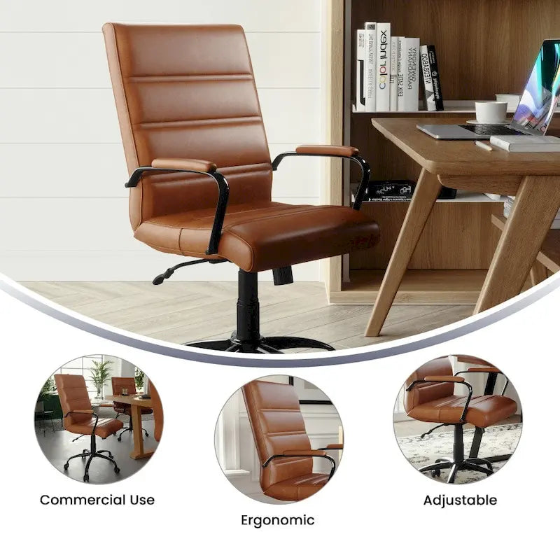 Fauteuil de bureau pivotant mi-dossier de direction