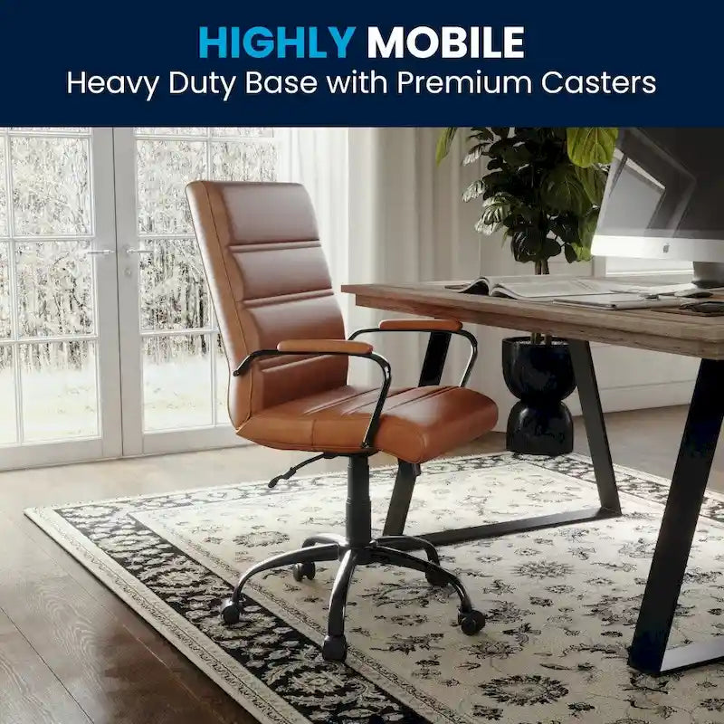 Fauteuil de bureau pivotant mi-dossier de direction