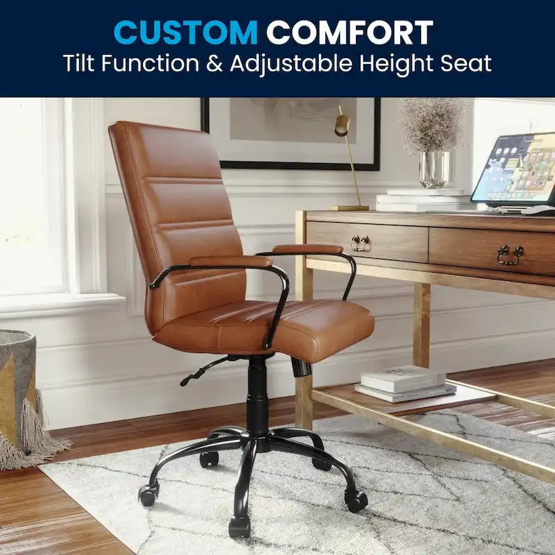 Fauteuil de bureau pivotant mi-dossier de direction