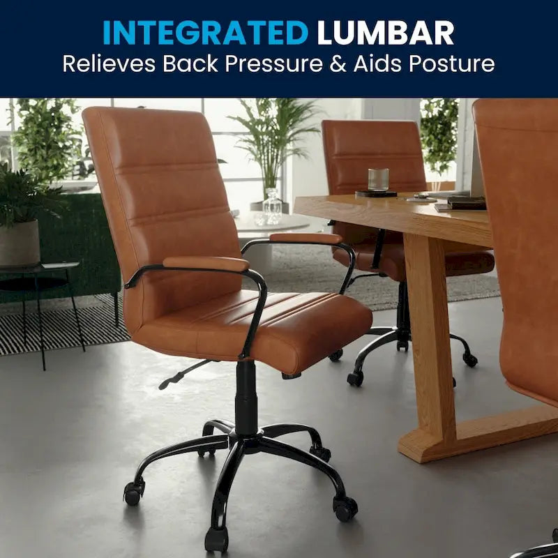 Fauteuil de bureau pivotant mi-dossier de direction
