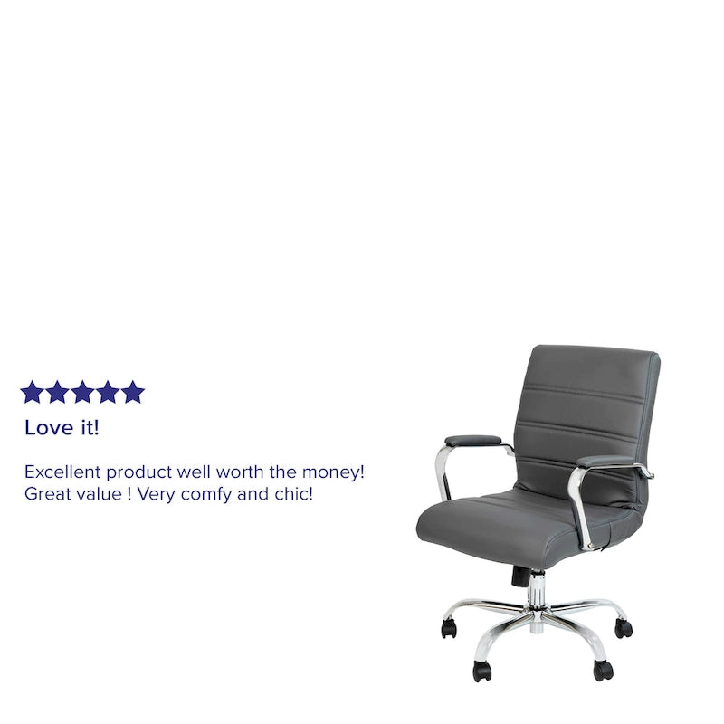 Fauteuil de bureau pivotant mi-dossier de direction