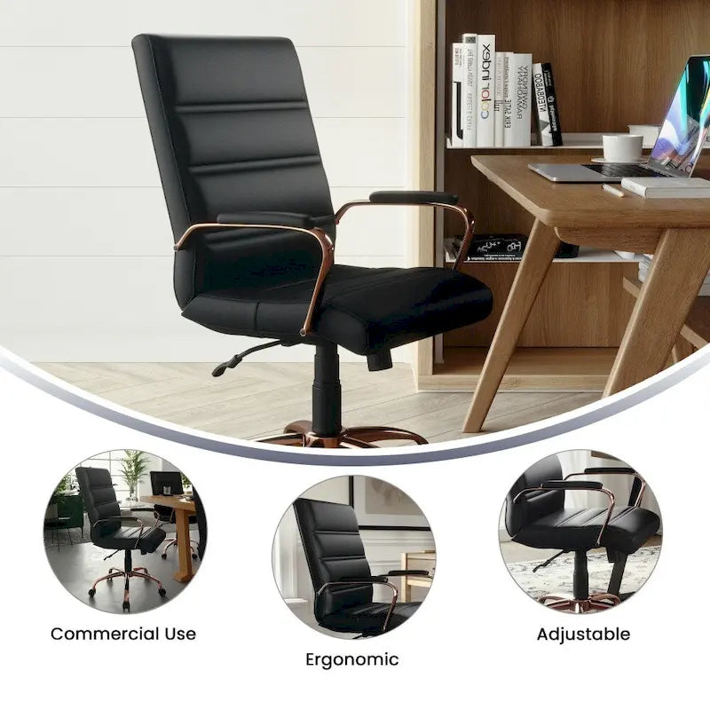 Fauteuil de bureau pivotant mi-dossier de direction