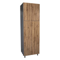 Armoire utilitaire 36 x 90 à quatre portes-gris - 36 x 90 x 23 3/8