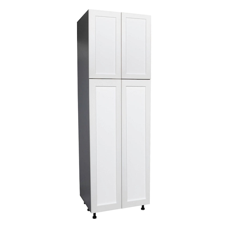Armoire utilitaire 36 x 90 à quatre portes-gris - 36 x 90 x 23 3/8