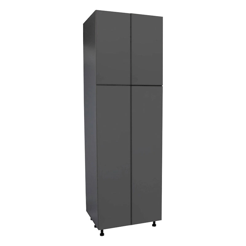 Armoire utilitaire 36 x 90 à quatre portes-gris - 36 x 90 x 23 3/8