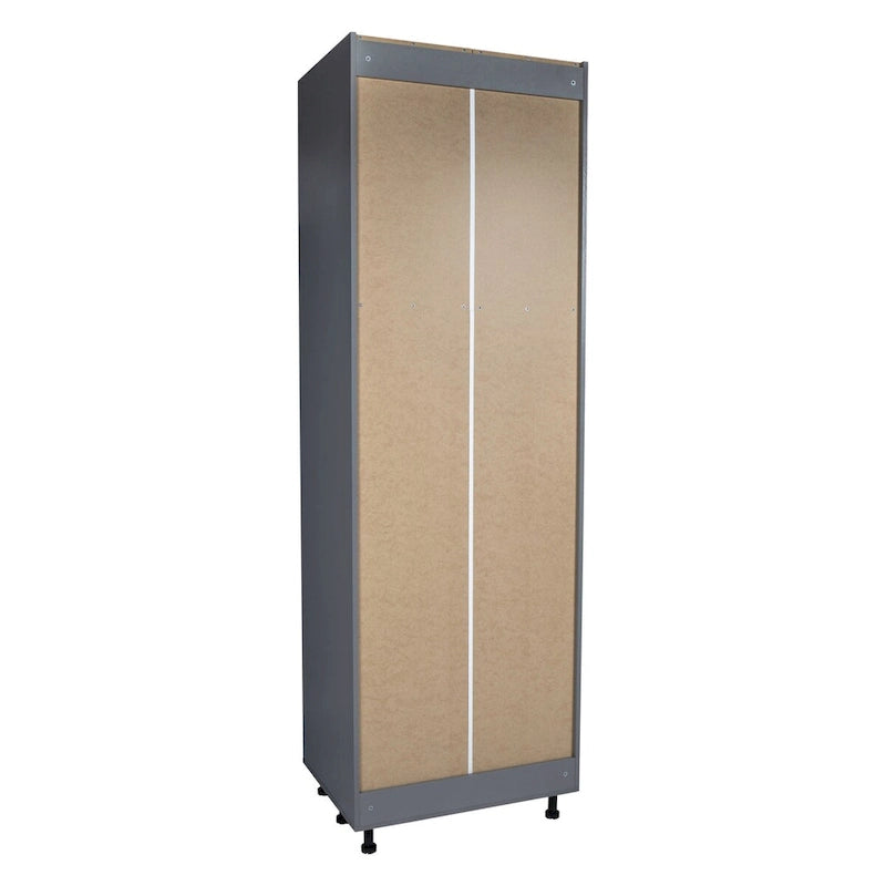 Armoire utilitaire 36 x 90 à quatre portes-gris - 36 x 90 x 23 3/8