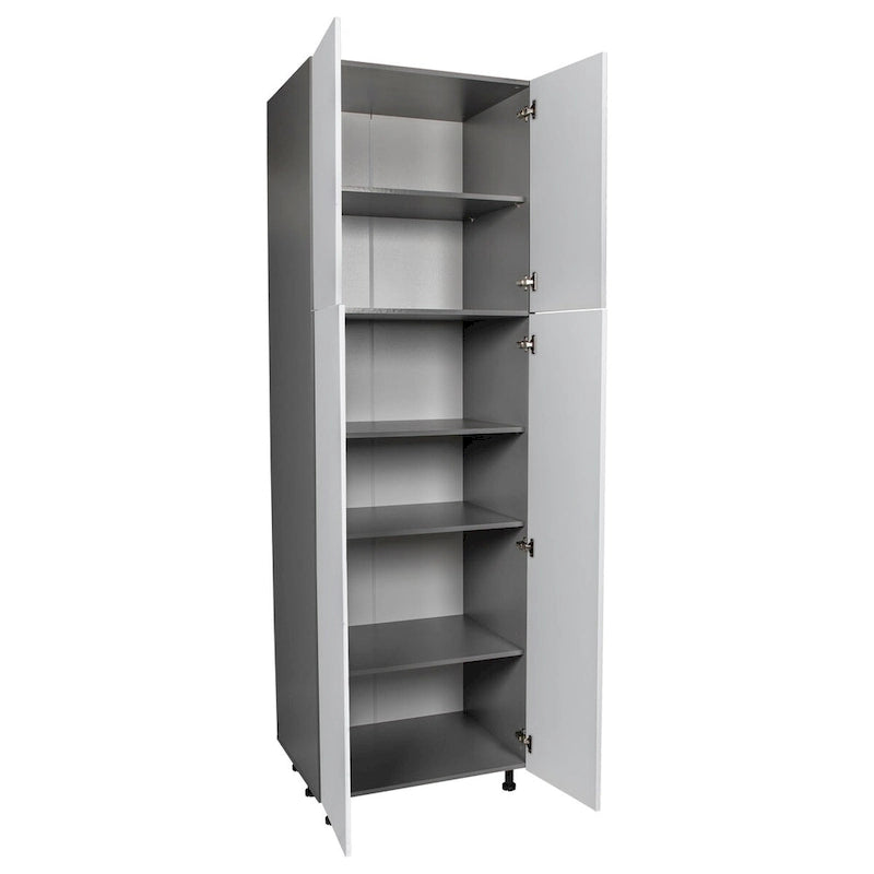 Armoire utilitaire 36 x 90 à quatre portes-gris - 36 x 90 x 23 3/8