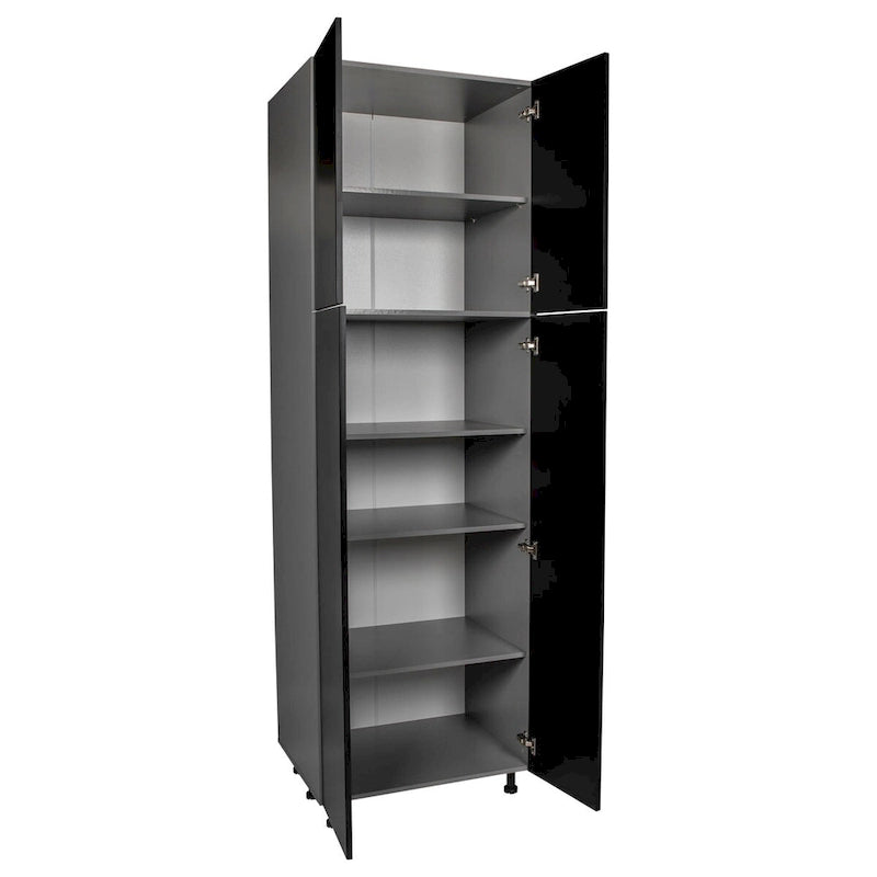 Armoire utilitaire 36 x 90 à quatre portes-gris - 36 x 90 x 23 3/8