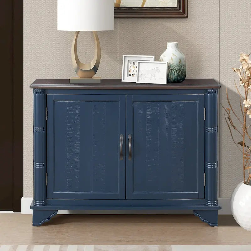 Console d'entrée avec étagère de rangement réglable