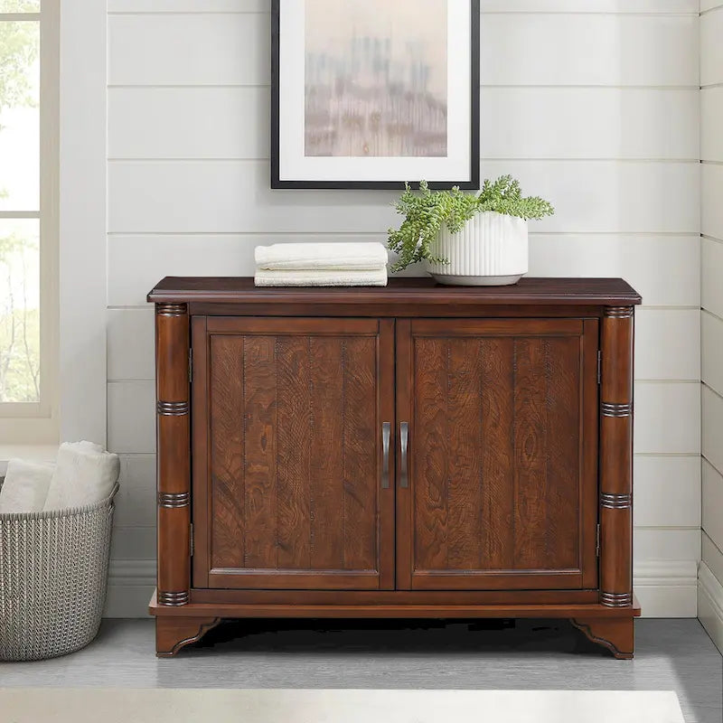 Console d'entrée avec étagère de rangement réglable