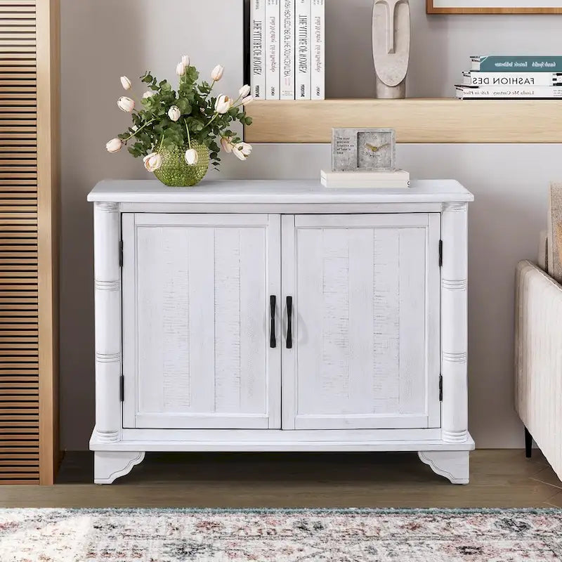 Console d'entrée avec étagère de rangement réglable
