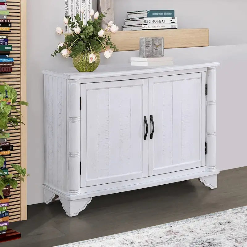 Console d'entrée avec étagère de rangement réglable