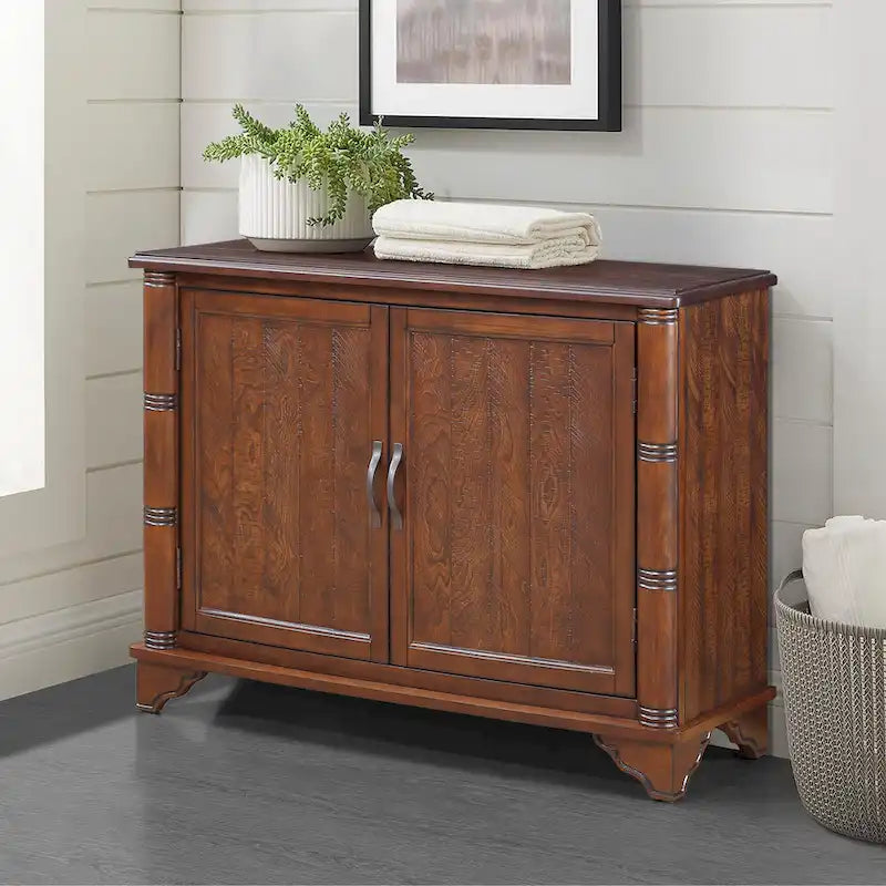 Console d'entrée avec étagère de rangement réglable