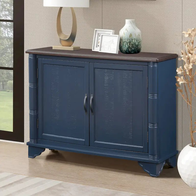Console d'entrée avec étagère de rangement réglable