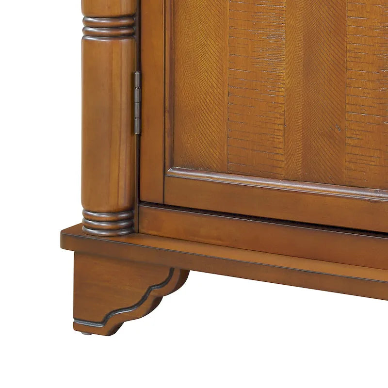 Console d'entrée avec étagère de rangement réglable