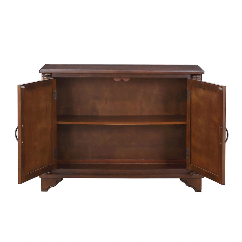 Console d'entrée avec étagère de rangement réglable