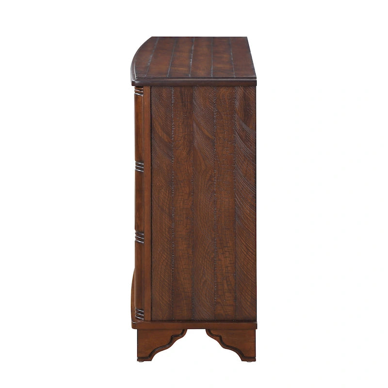 Console d'entrée avec étagère de rangement réglable