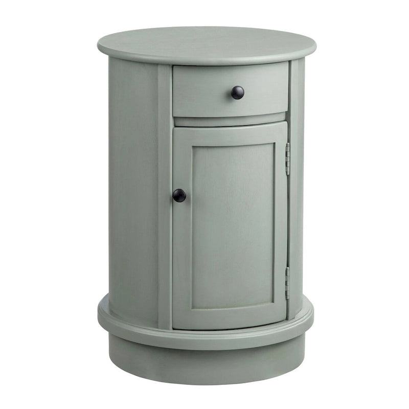 Meuble d'appoint 2 portes, 26 po, gris