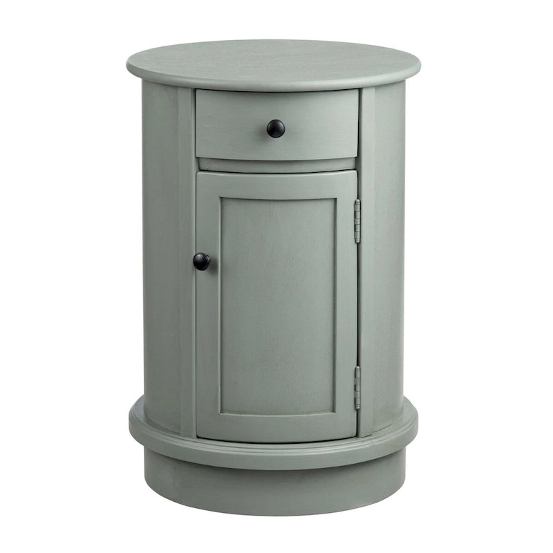 Meuble d'appoint 2 portes, 26 po, gris