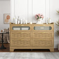 Commode double large en bois avec tiroirs larges Commode moderne